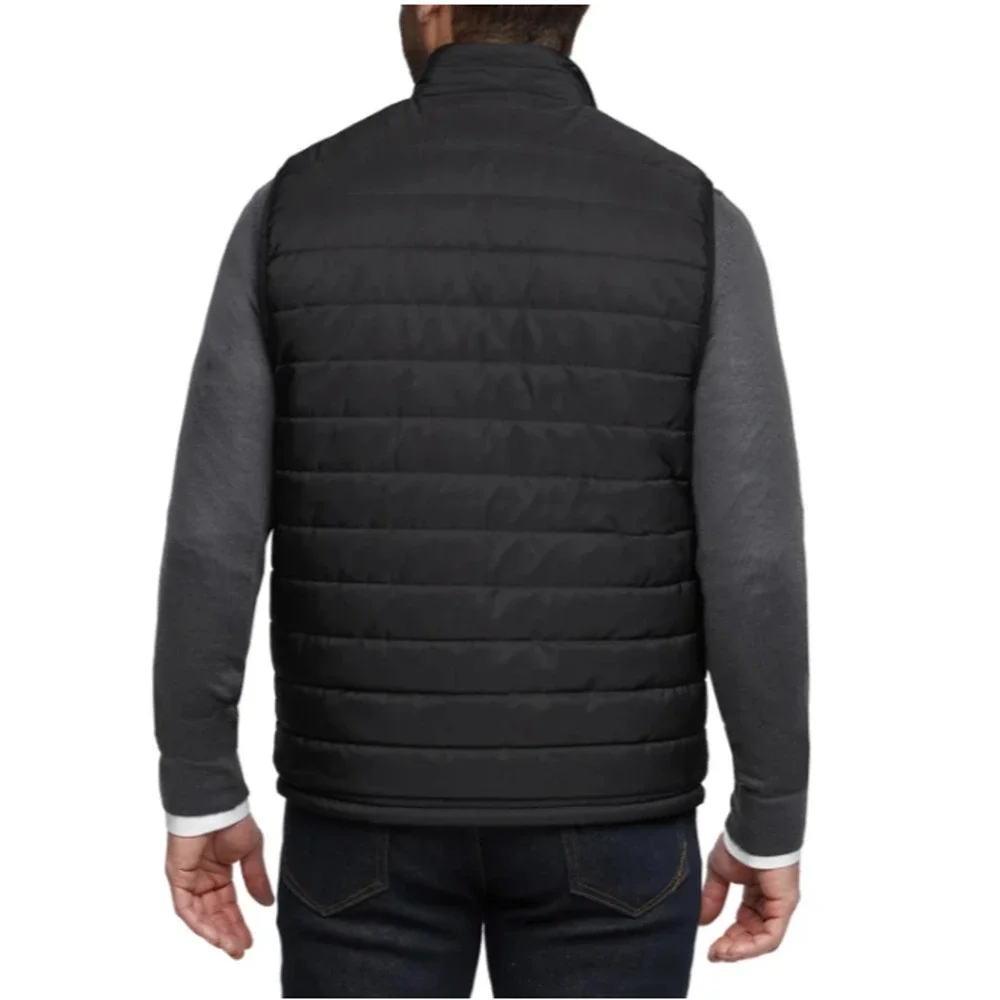 Banana Republic Men's Quilted Full Zip Vest Black Size XXL